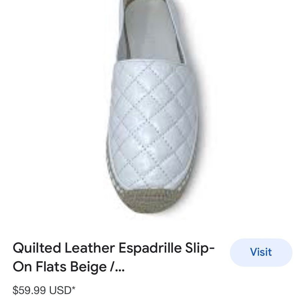 Quilted espadrilles